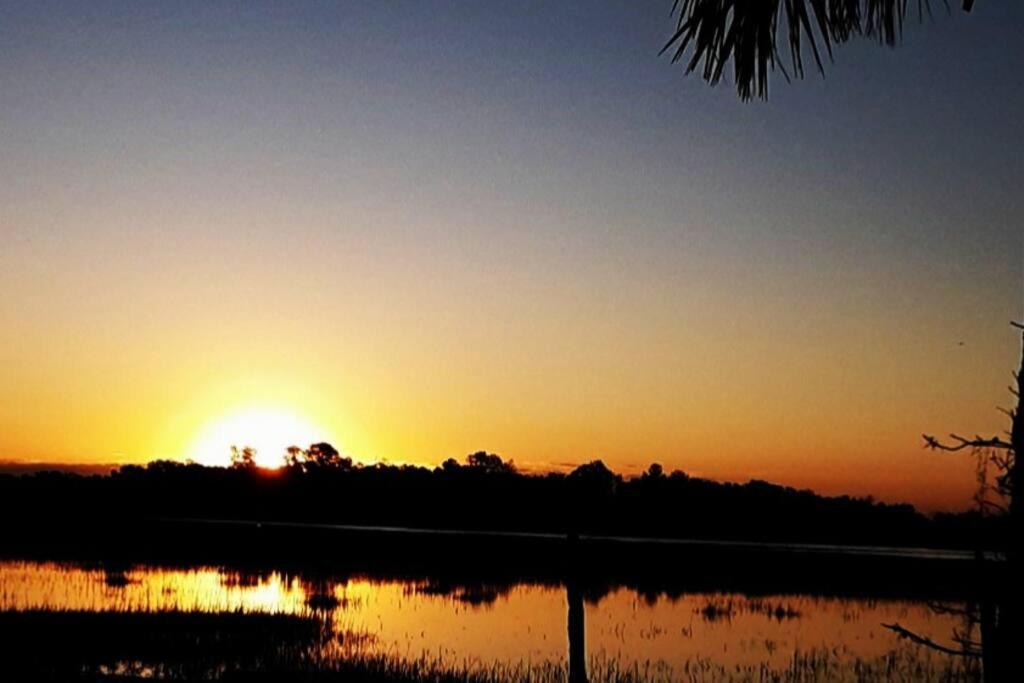 Secluded Tiny House By The Marsh With Hunting Island Beach Pass Frogmore Ngoại thất bức ảnh